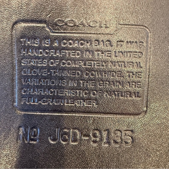 Coach Vintage Black Leather Crossbody Shoulder Hippie Flap Bag 9135 - Picture 3 of 16